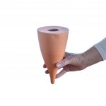 Tuselie Zavlažovací nádoba olla do květináče zapichovací 0,8 l přírodní – Zbozi.Blesk.cz