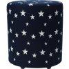 Taburet Koopman Pouf STARS, 30 cm, tmavě modrá barva