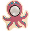 Dřevěná hračka Small Foot hračka chobotnice růžová