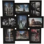 Závěsný fotorámeček Paris, černá, 45,5 x 45,5 x 2,5 cm – Zbozi.Blesk.cz