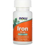 NOW Foods Iron Bisglycinate chelát 18mg 120 kapslí – Hledejceny.cz