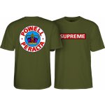 Powell Peralta Supreme Tee Military Green – Sleviste.cz