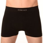 Gino bezešvé boxerky Bamboo Short černé – Hledejceny.cz