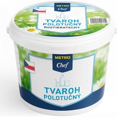 Metro Chef Tvaroh polotučný 1 kg – Zboží Dáma