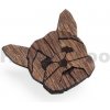 Brož BeWooden dřevěná brož ve tvaru psa Yorkshire Brooch