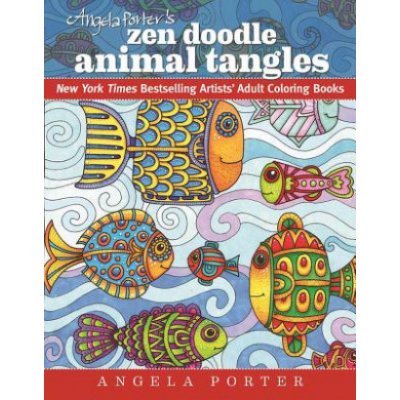 Angela Porters Zen Doodle Animal Tangles – Zboží Mobilmania