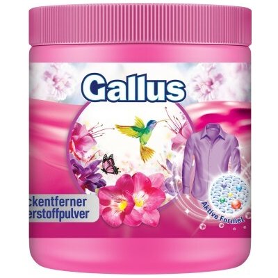 GALLUS Odstraňovač skvrn na barevné prádlo 600 g – Zbozi.Blesk.cz
