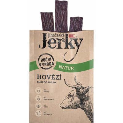 Jihočeské Jerky Hovězí natur 20 g – Zboží Dáma