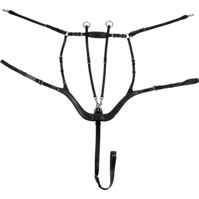 Equestro Poprsník kožený Hunting anatomický černý – Zboží Dáma