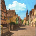 Ubrousek 33x33cm Vesnička – Zboží Mobilmania