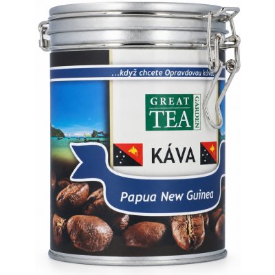 Great Tea Garden Káva Papua New Guinea zrnková 0,2 kg – Hledejceny.cz