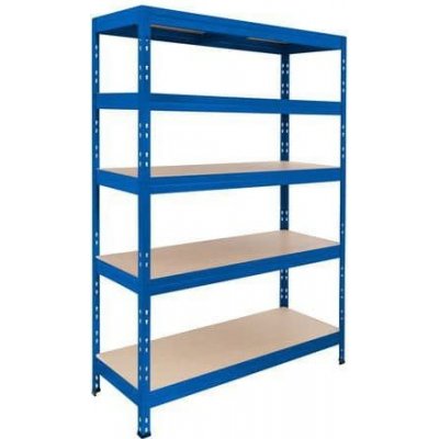 Manutan Expert Rapid 3 180 x 90 x 45 cm 5 polic modrý – HobbyKompas.cz
