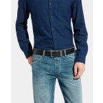 Wrangler pánský opasek Basic Metal Loop Black W0080US01 – Zboží Dáma