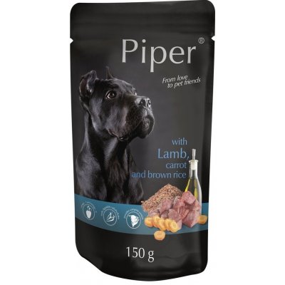 Piper Adult s jehněčím mrkví a hnědou rýží 150 g