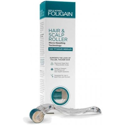 Foligain Hair & Scalp Roller pro růst vlasů s titanovými jehličkami 0,25 mm – Hledejceny.cz