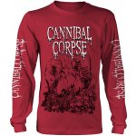 Cannibal Corpse tričko Pile Of Skulls 2018 Červená – Hledejceny.cz