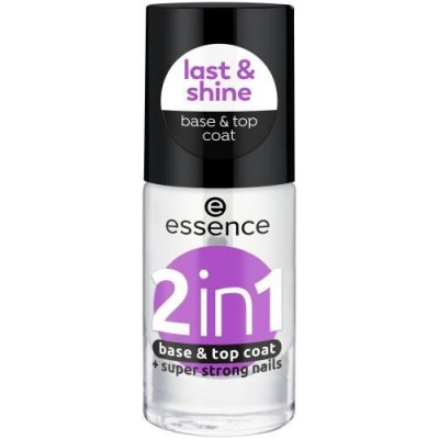 Essence 2In1 Base Top Coat podkladový a krycí lak na nehty 2v1 8 ml – Zboží Dáma