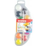 Kores Akuarellas vodové barvy Mini 12 barev 25 mm – Zboží Dáma