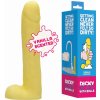 Erotický gadget Shots Dicky Soap with Balls Vanilla mýdlo ve tvaru penisu s vůní vanilky 18 x 3,5 cm