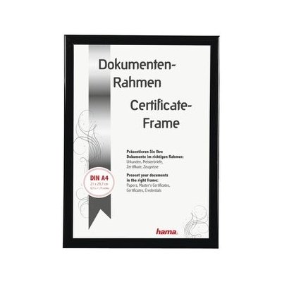 Rámeček plastový Hama MADRID, 21x29,7cm černý – Hledejceny.cz