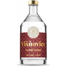 Veselý Grunt Višňovice 48% 0,5 l (holá láhev)