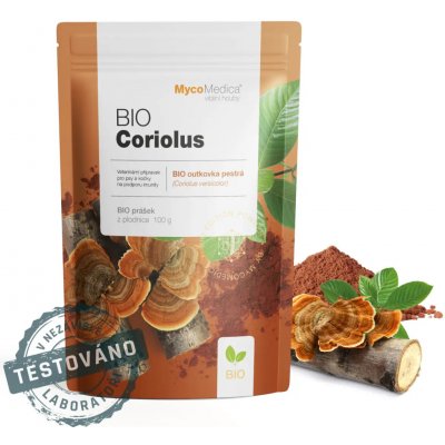 MycoMedica BIO Coriolus prášek 100 g – Hledejceny.cz