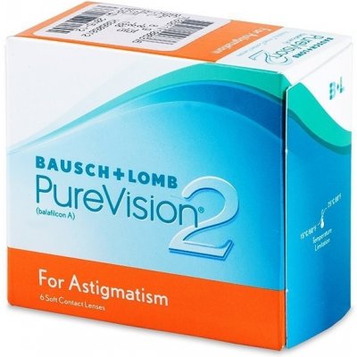 Bausch & Lomb PureVision 2 HD For Astigmatism 6 čoček – Zboží Mobilmania