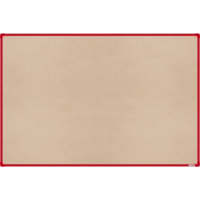 VMS VISION Textilní nástěnka boardOK s červeným rámem 1800 x 1200 – Hledejceny.cz