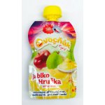 Ovocňák kapsička jablko hruška 120 g – Zboží Dáma