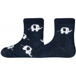 Dětské zateplené ponožky Ewers 2 pack sloni – Zboží Dáma