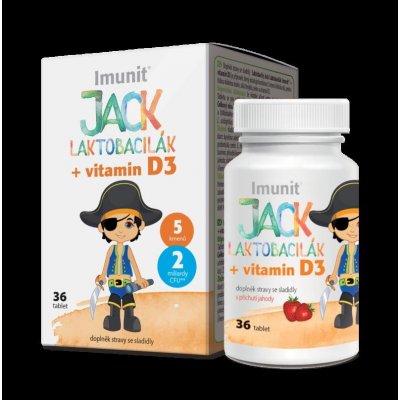 Imunit Laktobacily Jack Lactobacilák 36 tablet
