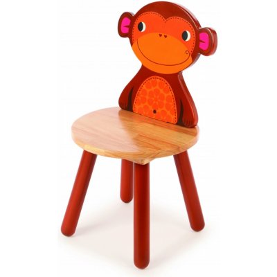 Tidlo dřevěná židle Animal opička – Zboží Mobilmania