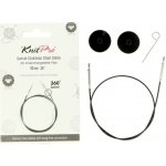 KnitPro lanko otočné černé 35cm (celková délka 60cm) – Zboží Mobilmania