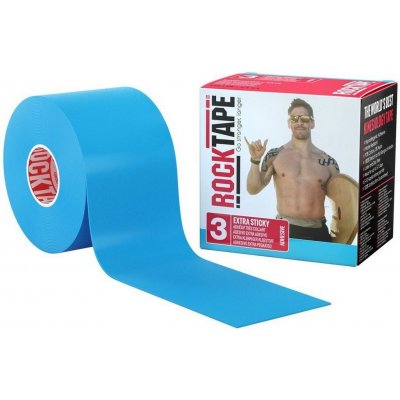 RockTape Kineziologické tejpy H2O modrá 5cm x 5m