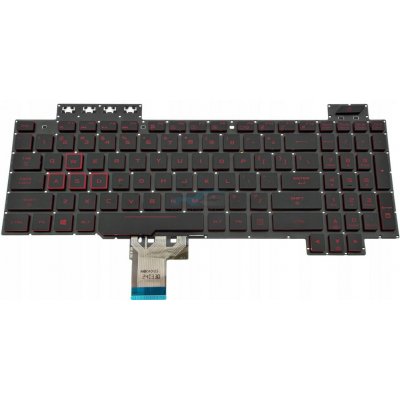 Klávesnice Asus TUF GAMING FX505GE FX505GM FX505GT / Red LED – Zboží Živě