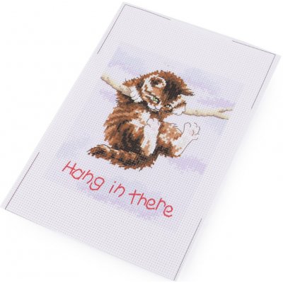 Dětské vyšívání bílá kočka – Sleviste.cz