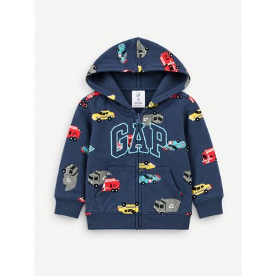 GAP Baby mikina French Terry s logem Tmavě modrá – Hledejceny.cz
