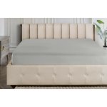 Klinmam Home Barevné napínací prostěradlo Jersey mid grey 100x200 – Hledejceny.cz