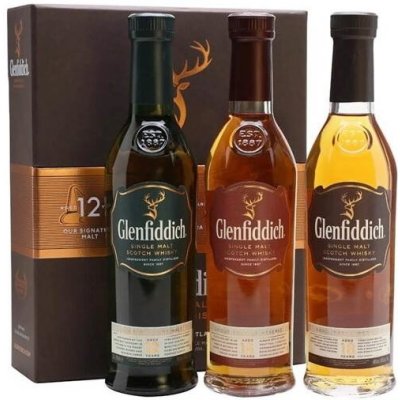 Glenfiddich Pack 12+15+18y 40% 3 x 0,2 l (karton)