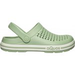 Aquos dámská clogs Mante světle zelená bílá – Zboží Mobilmania