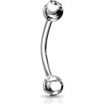 Šperky4U piercing do obočí OB01004-C – Zboží Dáma