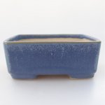 E-bonsai keramická bonsai miska 8,5 x 7 x 3,5 cm modrá – Zboží Dáma