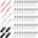 62 kusů, 50 kusů, sponky s dvojitým hrotem, kovové krokosvorky, sponky do vlasů, mašle do vlasů, – Zbozi.Blesk.cz