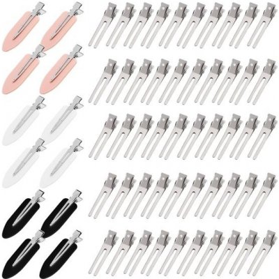 62 kusů, 50 kusů, sponky s dvojitým hrotem, kovové krokosvorky, sponky do vlasů, mašle do vlasů, – Zbozi.Blesk.cz