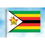 LIBEA, s.r.o. Vlajka Zimbabwe Rozměr: 40×60 cm, Uchycení: Karabiny na stožár – Hledejceny.cz