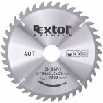 EXTOL PREMIUM pilový kotouč s SK plátky, 184x2,2x30mm, 40T, šířka SK plátků 3,2mm – Hledejceny.cz