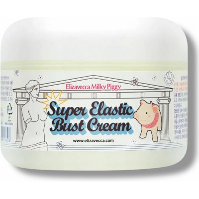 Elizavecca Milky Piggy Super Elastic Bust Cream zpevňující krém na poprsí s kolagenem 100 ml – Zboží Dáma