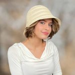 Dámský letní klobouk Cloche látkový barevné varianty P-3232 – Zboží Dáma