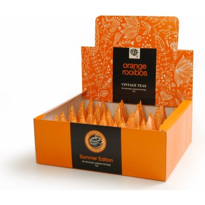 Vintage Teas Rooibos orange čaj v pyramidkách 30 x 2,5 g