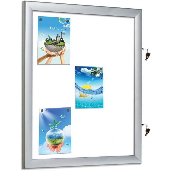 Reklamní vitrína A-Z Reklama CZ uzamykatelná vitrína s magnetickou stěnou USBNU209 9 x A4